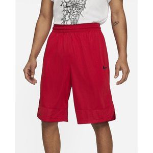 Nike Icon Basketball Shorts Men's Running Training Dri Red Loose-fit CD7101-657